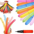 thumbnail image 4 of Ballons Fusée Volants Couinants Ballons en Latex pour Fête Pack Varié Taille, 4 of 8