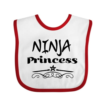 

Inktastic Ninja Princess Gift Baby Girl Bib