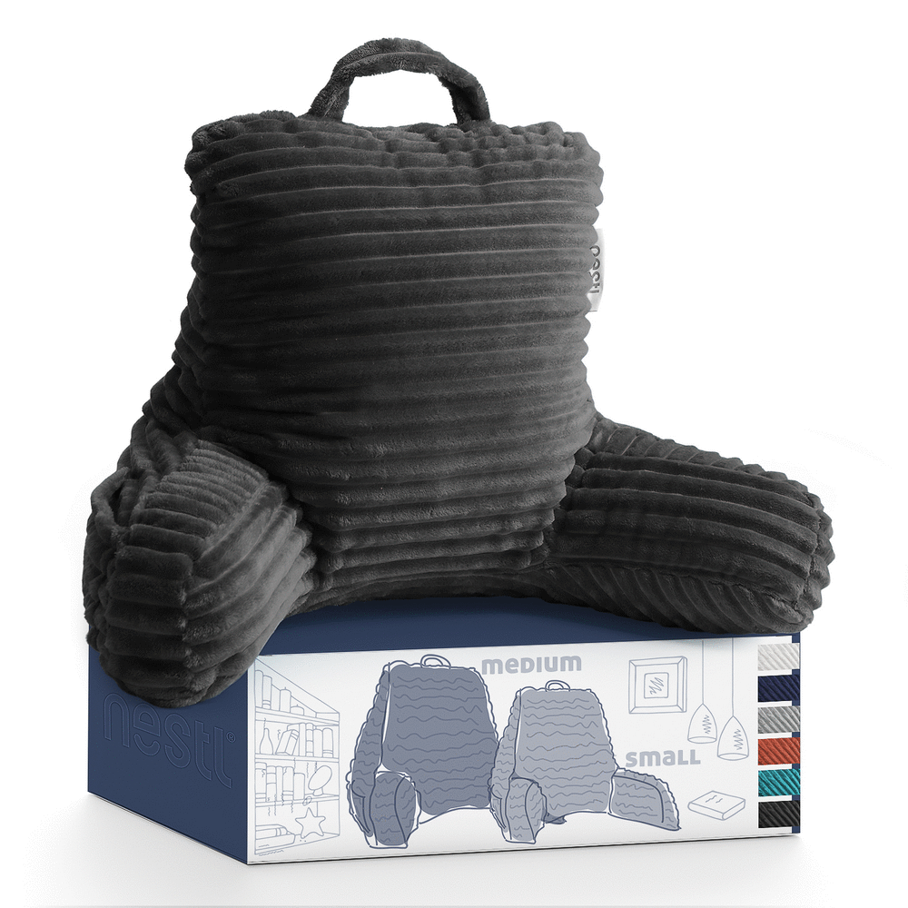 cut plush bed rest pillow
