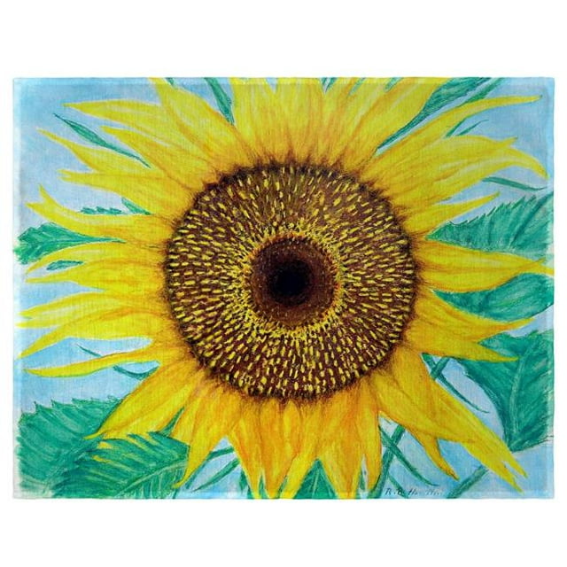 Betsy Drake PM1003 Dicks Tournesol Place Mat - Lot de 4