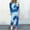 Blue, variant on TrendVibe365 Women's Sweatsuits 2 Pieces Tie Dye Gradient Crewneck Long Sleeve Shirts and Jogger Sweatpants Casual Comfy Outfits Activewear Tracksuit Jogging Suits Sweatsuits