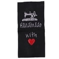thumbnail image 3 of 100pcs Handmade Sewing Labels Chic Cloth Labels Clothing Accessories for Store Home (Black), 3 of 7