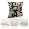 thumbnail image 4 of Qinduosi  Farmhouse Style Decorative Throw Pillow Case Cushion Cover for Sofa Couch and So Together They Built a Life They Loved Inspirational Quotes and Motivational White, 4 of 5