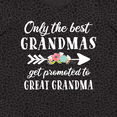 thumbnail image 4 of Inktastic Only the Best Grandmas Get Promoted to Great Grandma Women's Plus Size T-Shirt, 4 of 5