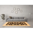 thumbnail image 3 of Ahgly Company Indoor Round Oriental Orange Traditional Area Rugs, 8' Round, 3 of 4