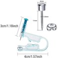 thumbnail image 4 of Ear Piercing Kit, 6 Pcs 3mm Disposable Self Ear Pericings Kit With Ear Studs And 1pcs Piercing Gun Aid Pierce Kit Tool, 4 of 5