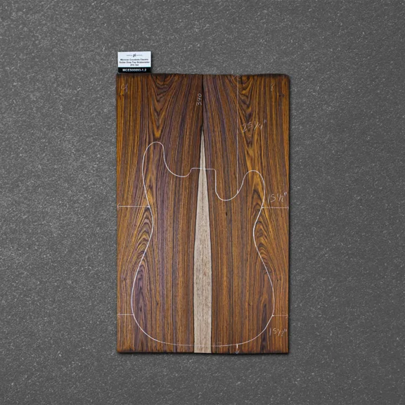 Mexican Cocobolo Electric Guitar Drop Top Stratocaster (ES) Set – MCES000693-1.2