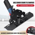 thumbnail image 2 of 45 Degree Angle Cutting Tool, 45 Degree Tile Chamfering Tool for Cutting Ceramic Stone, Flooring Cutter, Ceramic Tile Chamfering Device, for Glass Ti, 2 of 9