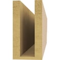 thumbnail image 4 of Ekena Millwork 4"W x 8"H x 32"L Garner Woodgrain TimberThane Rafter Tail, Primed Tan, 4 of 6