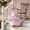 Pink, variant on PiGOGI Rural Floral Lace Dress Costume Set for Porch Goose Statue Garden Courtyard Outdoor Decorative Clothing (Goose Not Included)