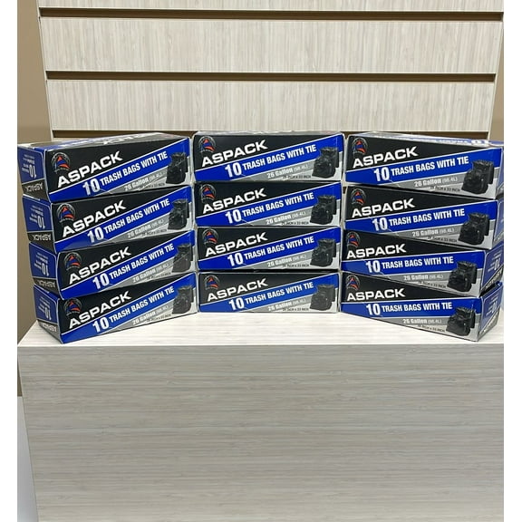 26-Gallon Trash Bags, 120 Bags