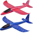 thumbnail image 1 of 2pcs Airplane Airplane Glider Foam Led Light 48x47 Cms, 1 of 4
