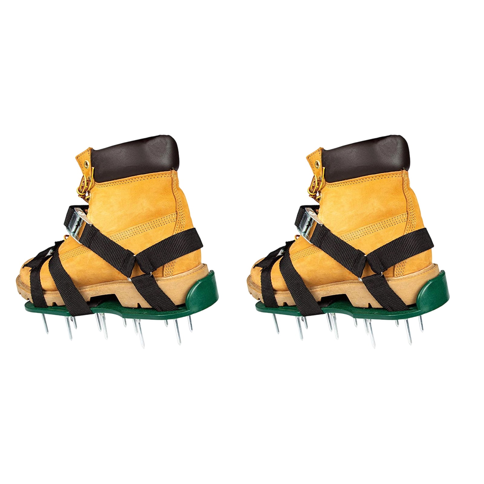 Breathable Aerator Footwear With Reinforced Nails Design For Secure Yard Cultivation And Oxygenation Tasks