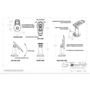 Verifone Vx520 EMV 7 Pole Mount Terminal Stand