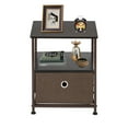 thumbnail image 2 of SESSLIFE Dresser with a Drawer, Brown Storage Tower, Organizer Unit, Fabric Dresser for Bedroom, Hallway, Entryway, Closets, Sturdy Steel Frame, Wood Top, Easy Pull Handle, 2 of 7