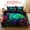 Green, variant on Mushroom Forest Bedding Set-Four Seasons,2,2,Black,Twin