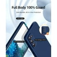 thumbnail image 2 of 3 in 1 for Samsung Galaxy S20 FE 5G Case, with 2 Pack Screen Protector, with Full Camera Cover Protection，Liquid Silicone Slim Shockproof Protective Phone Case [Microfiber Lining] (Navy Blue)…, 2 of 12