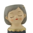 thumbnail image 6 of Fancyes Cute Girl Flower Pot Flower Holder Desktop Ornament Container Decorative Planter Resin Vase for Office Farmhouse Bedroom Cafe B, 6 of 8
