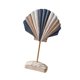 thumbnail image 2 of Estatua de madera decorativa, escultura de mesa, regalo, figura artística para decoración del hogar Azul oscuro, 2 of 9