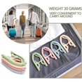 thumbnail image 3 of 20 PCS Portable Travel Hangers - Space-Saving Folding Clothes Hangers for Home, Camping & Travel, 3 of 5