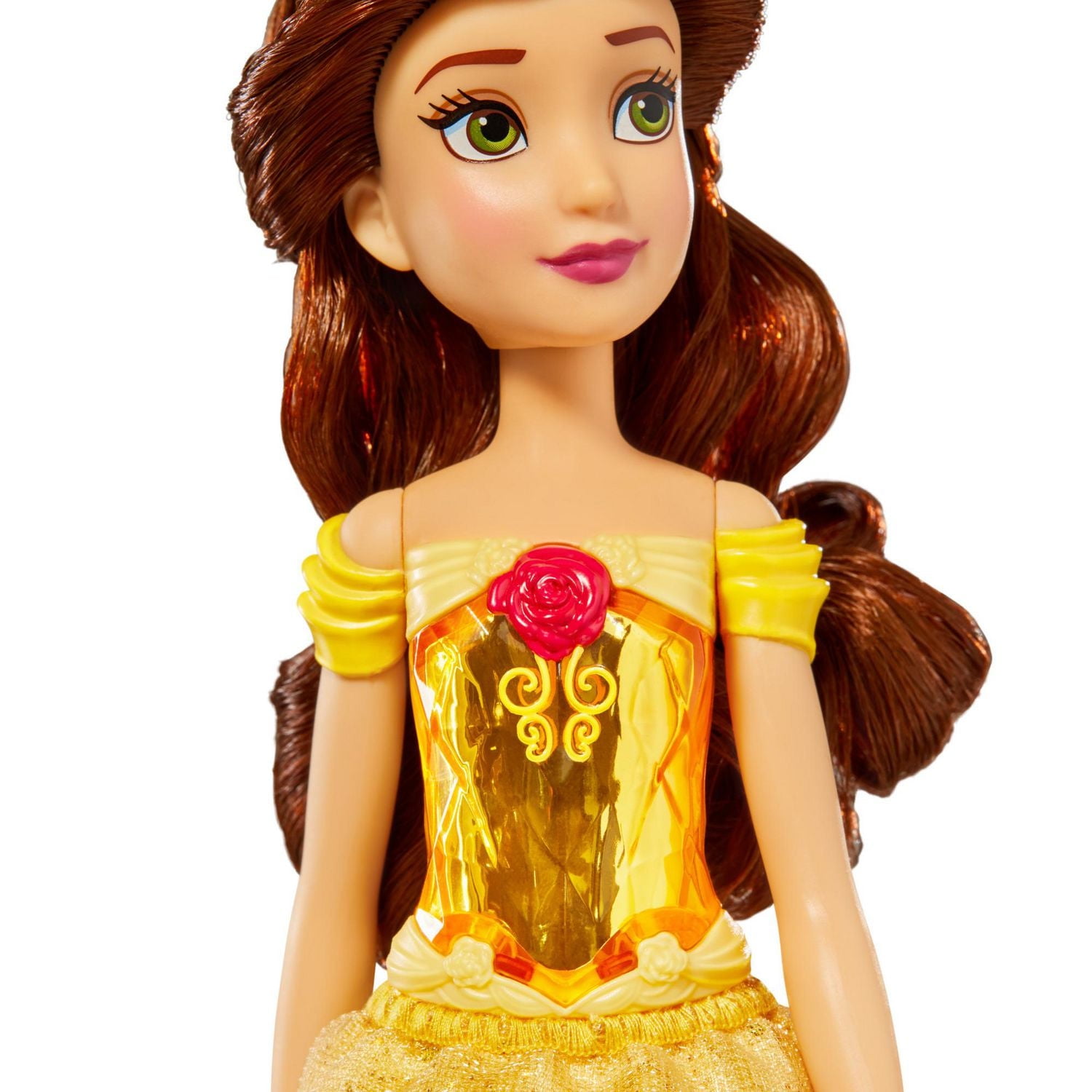 Disney Princess Royal Shimmer Belle Doll with Skirt and Accessories