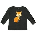 thumbnail image 3 of Inktastic Cute Woodland Animal Fox Boys or Girls Long Sleeve Toddler T-Shirt, 3 of 5