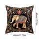thumbnail image 3 of Yunuuuoa Vintage Bohemian Elephant Throw Pillow Cover Polyester Decorative Sofa Bedroom Home Decor Accent Cushion Case Washable, 3 of 6
