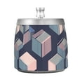 thumbnail image 7 of Yayeee Ashtray with Lid for Cigarette Smokeless Stainless Steel Home Ash Holder, Dark Cubes, 7 of 7