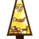 thumbnail image 3 of Adorno de árbol de Navidad de madera con luz para mesa de centro de mesa. Papá Noel, 3 of 9