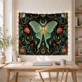 thumbnail image 4 of Moth Dark Near With Art Scene, Mystical Fantasy for Space Lovers, Galaxy Room Decor Statement Accent, Mother's Day Gift, Tapestry Wall Hanging for Bedroom and Dorm, 4 of 6