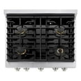 thumbnail image 5 of ZLINE 30" 4.2 cu. ft. Paramount Dual Fuel Range in Stainless Steel with 4 Brass Burners, SDR-BR-30, 5 of 8