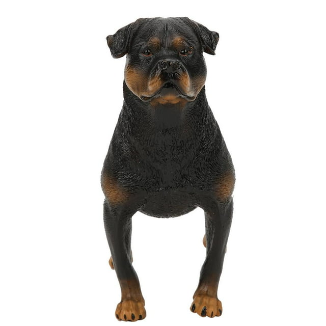 Greensen RottweilerSimulation Modèle Ornements Décoration de Bureau Jouet Éducatif pour Enfant,Rottweiler Décoration,Rottweiler Modèle