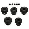 thumbnail image 2 of 48DP Pinion Gear Set, Center Aperture 5.0mm 5 Tooth Size Black RC Motor Pinion Gear  For RC Car Motor, 2 of 8