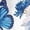 Blue Butterfly Floral, variant on Psesaysky Retro Birds Print Linen Top and Pant Suits Women's 2 Piece Linen Outfits 2026 Summer Short Sleeve Button Down Shirt Wide Leg Pants Loose Travel Airport Outfits