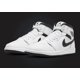 thumbnail image 1 of N I-K-E A i r-Jor-dan 1 Mid Reverse Panda White Black DQ8426-132 Men's Shoes NEW, 1 of 6