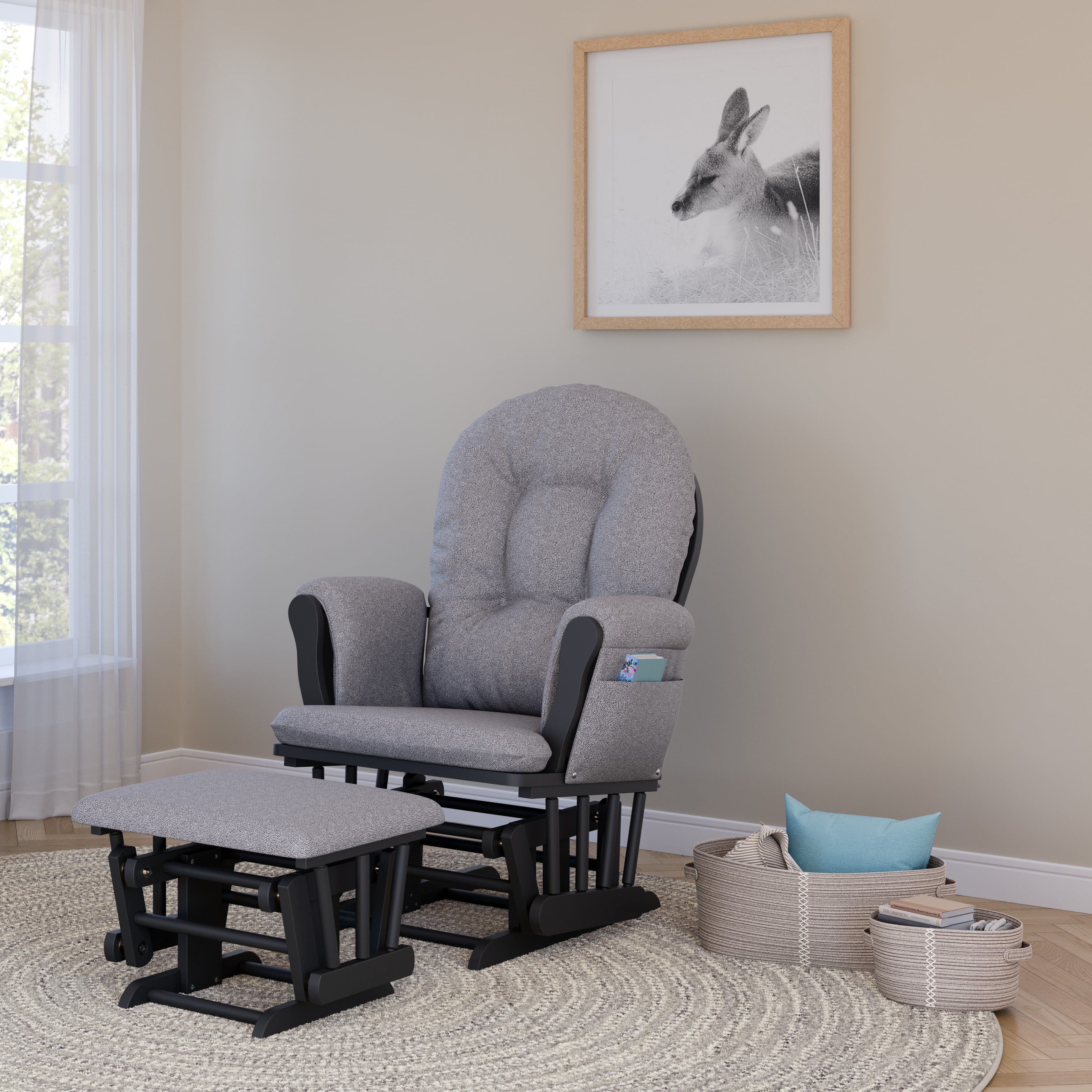 Graco hoop best sale glider and ottoman