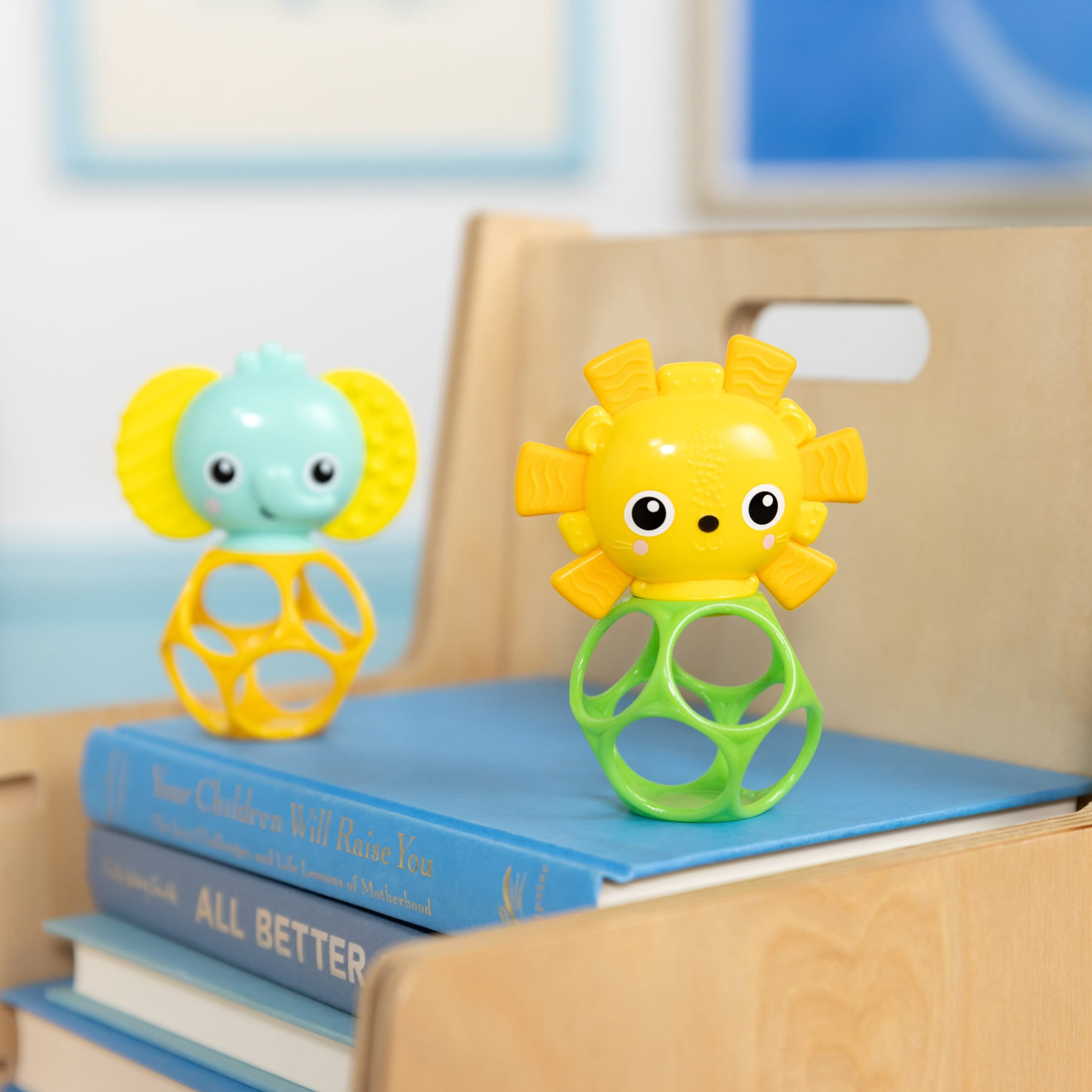 Bright Starts Soother Pals Easy-Grasp Teether Toys, Unisex, Newborn
