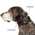 thumbnail image 2 of DC Comics Pet Collar, Dog Collar Plastic Buckle, Catwoman Bombshell Pose Diamonds Red Purple Black, 16 to 23 Inches 1.5 Inch Wide, 2 of 8
