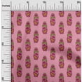thumbnail image 1 of oneOone Polyester Lycra Fabric Leaves|Floral & Paisley Block Print Sewing Fabric BTY 56 Inch Wide, 1 of 4