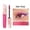 Pink, variant on Colored Mascara With Long Lasting Sparkle Diamond, Pink Mascara, Mascara Volume and Length, Color Glitter Makeup Party Stage Use