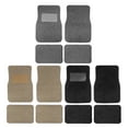 thumbnail image 5 of 4-Piece PVC Flocking Car Floor Liners Set Anti-Slip Base All-Season for Cars SUVs Trucks, 5 of 9