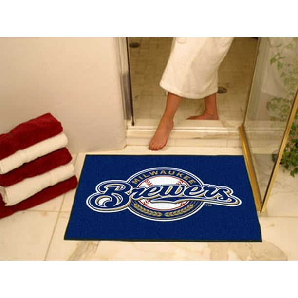 MLB - Tapis d'Étoiles des Brasseurs Milwaukee 33,75"x42.5"