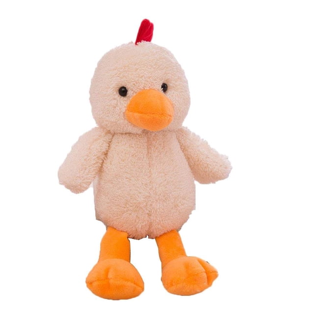 FELTECHELECTR Muñeco de peluche de pollo de dibujos animados para niños, regalo adorable