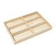 thumbnail image 1 of Organizador de madera Estuche de almacenamiento Gafas Gafas Joyas Reloj 6 compartimento Yinane Organizador de escritorio, 1 of 8
