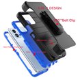thumbnail image 3 of for Motorola Moto G 5G 2023 Case, Heavy Duty Rugged Defender Case with [Belt Clip Holster] [Built in Screen Protecotr], Shockproof Full Body Protection Kickstand Cover for Moto G 5G (2023) Blue, 3 of 8