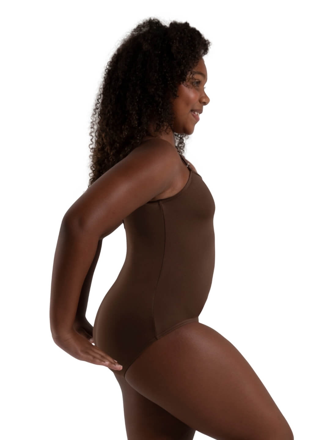 Body Bambina A Collo Alto Maniche Lunghe Capezio Team Basic Con Zip E Snaps, Nero, Taglia Small - 3
