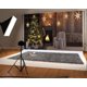 thumbnail image 1 of ABPHQTO 150x220cm Fotografía de Navidad Telón de fondo Casa de madera Árbol Decoraciones interiores Caja de regalo Sofá Chimenea Calcetín Escena Foto Fondo Niños, 1 of 2