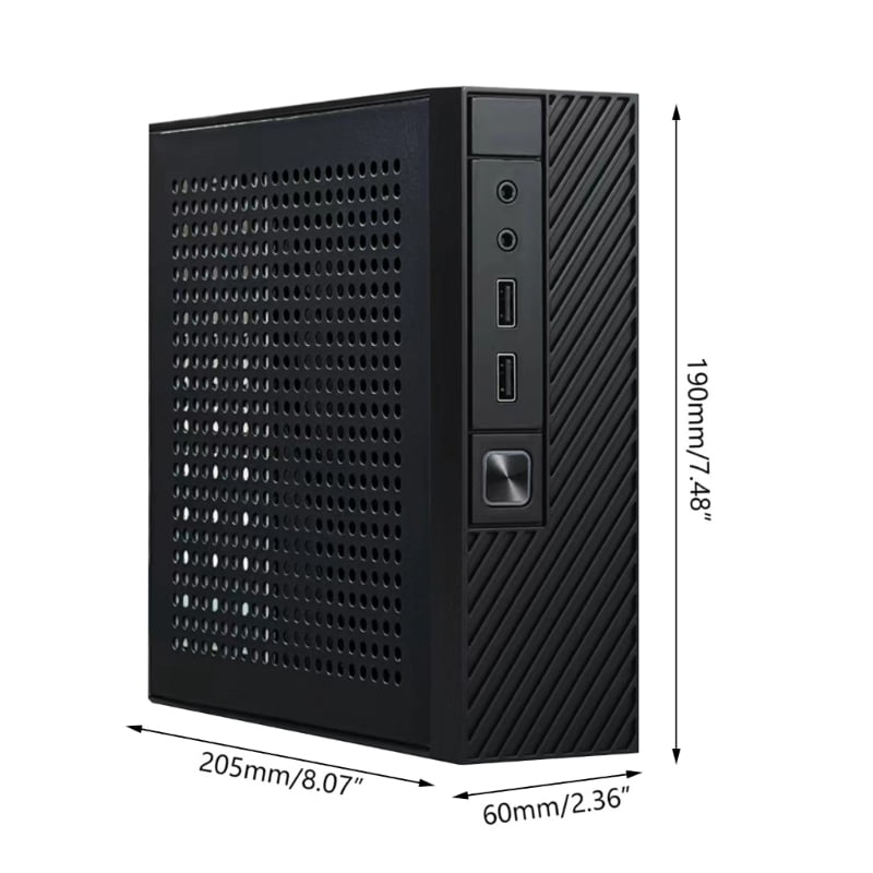Zecic Mini-ITX for Case Home Theater Personal Computer for Case HTPC Monitoring server