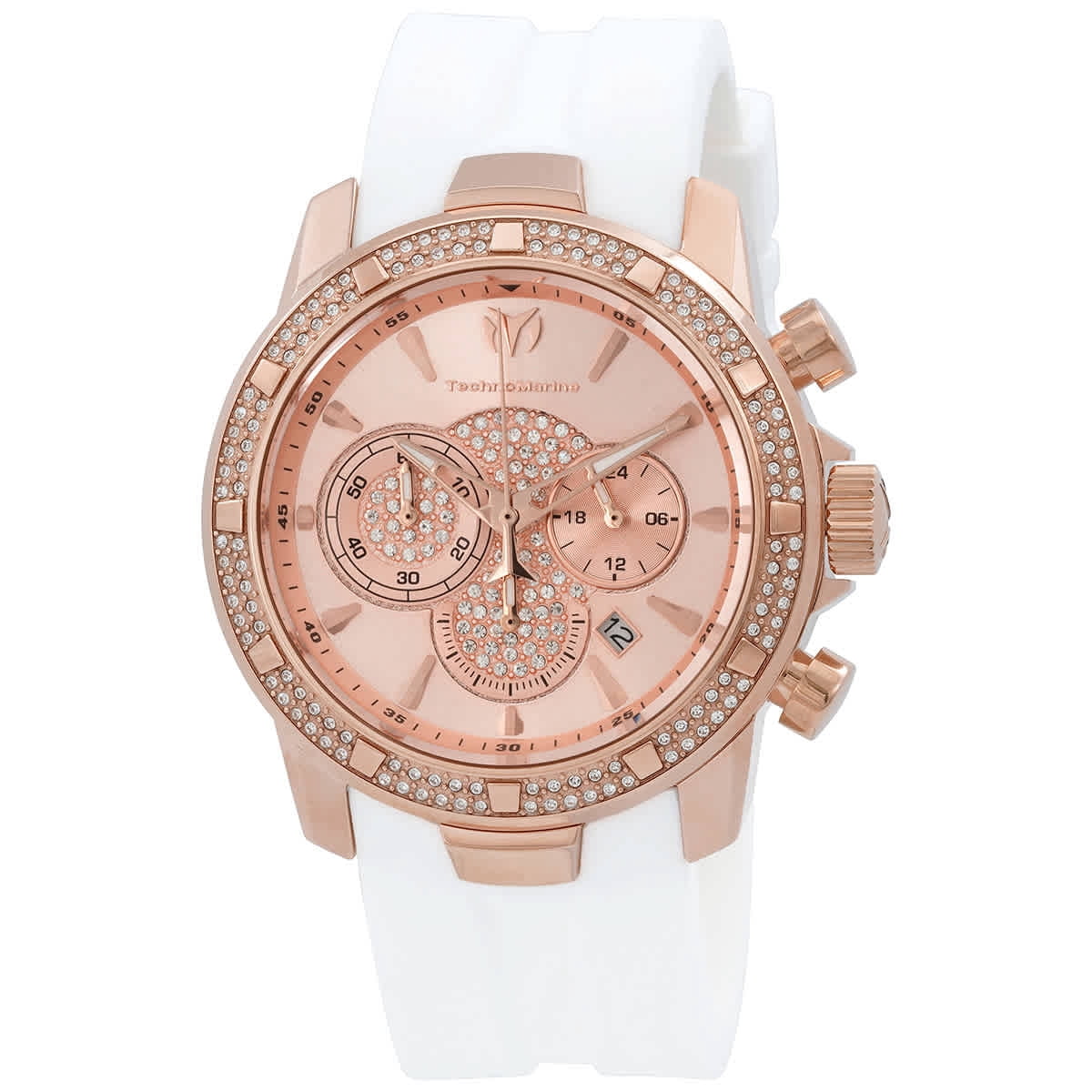 NWT Technomarine Cruise Medusa Chronograph Gold Dial Men\'s Watch 115079 TechnoMarine Cruise Medusa Chronograph Gold Dial Men main image 2