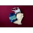 thumbnail image 2 of Time and Tru Women's Faux Pearl Accent Beanie and Winter Scarf 2-Piece Gift Set, Ivory, 2 of 2